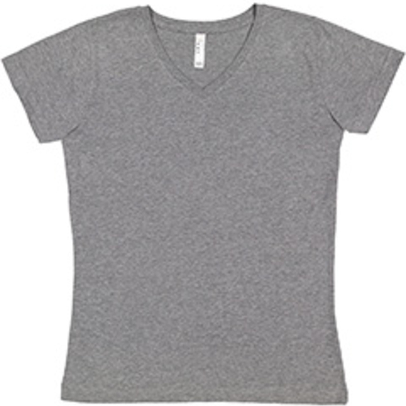 Ladies' V-Neck Fine Jersey T-Shirt Thumbnail