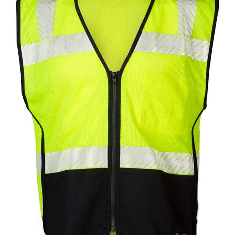 Unisex Premium Black Series® FR Black Bottom Mesh Vest Thumbnail