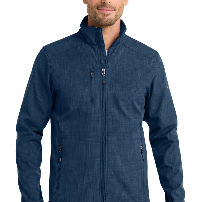 Shaded Crosshatch Soft Shell Jacket Thumbnail