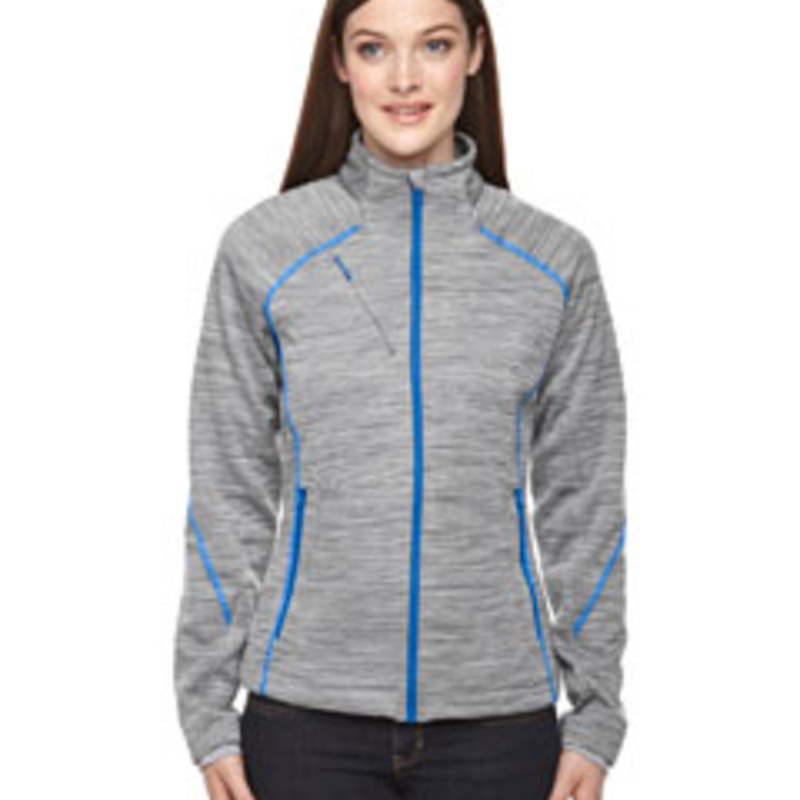Ladies' Flux Mélange Bonded Fleece Jacket Thumbnail